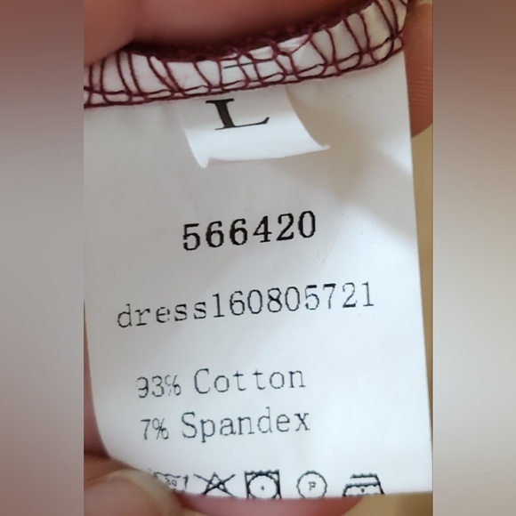 Shein Women's Burgundy Ribbed Maxi Dress NWB  Lg - Picture 4 of 11